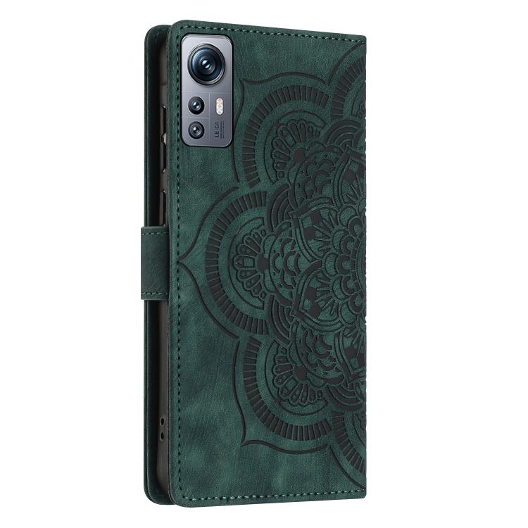 For Redmi Note 11S / 12S Mandala Embossed Retro Frosted Leather Phone Case