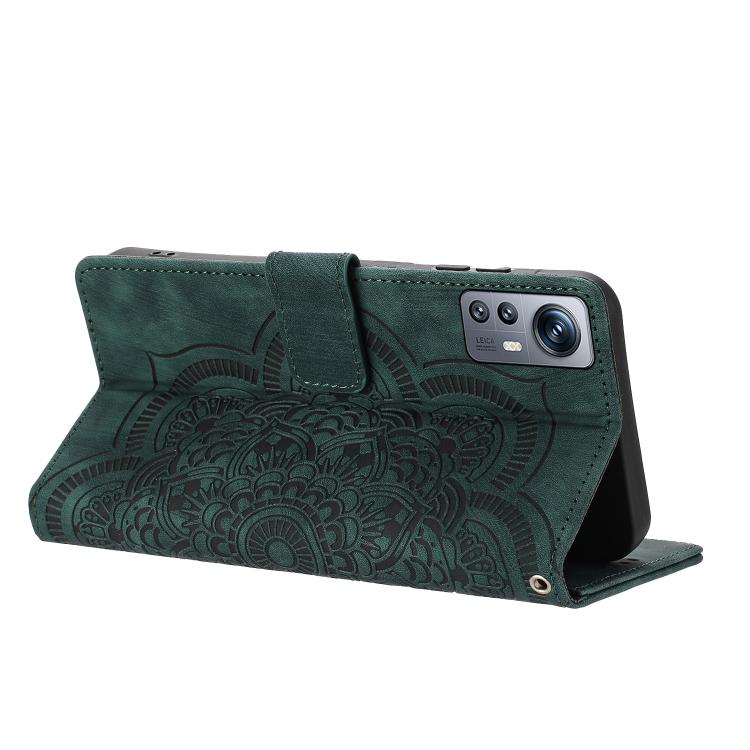 For Redmi Note 11S / 12S Mandala Embossed Retro Frosted Leather Phone Case