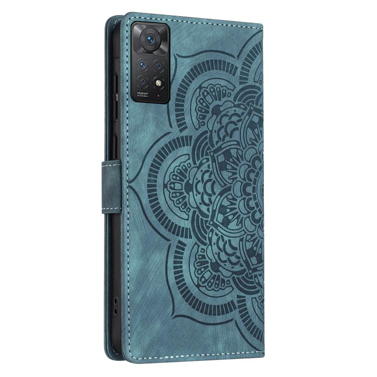 For Redmi Note 11 Pro 4G / 5G Mandala Embossed Retro Frosted Leather Phone Case