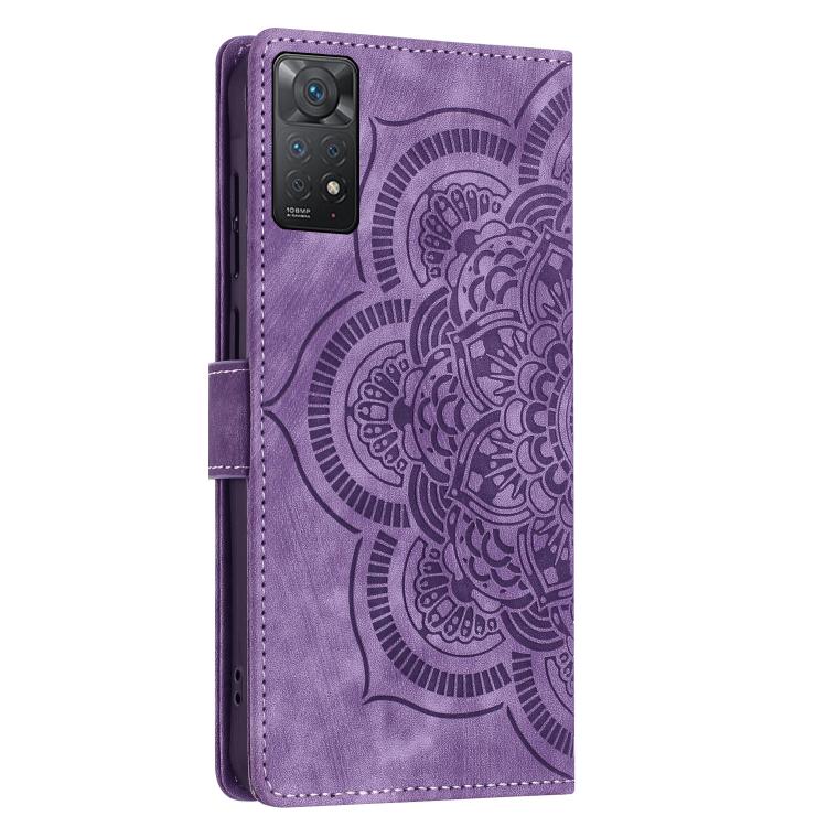 For Redmi Note 11 Pro 4G / 5G Mandala Embossed Retro Frosted Leather Phone Case