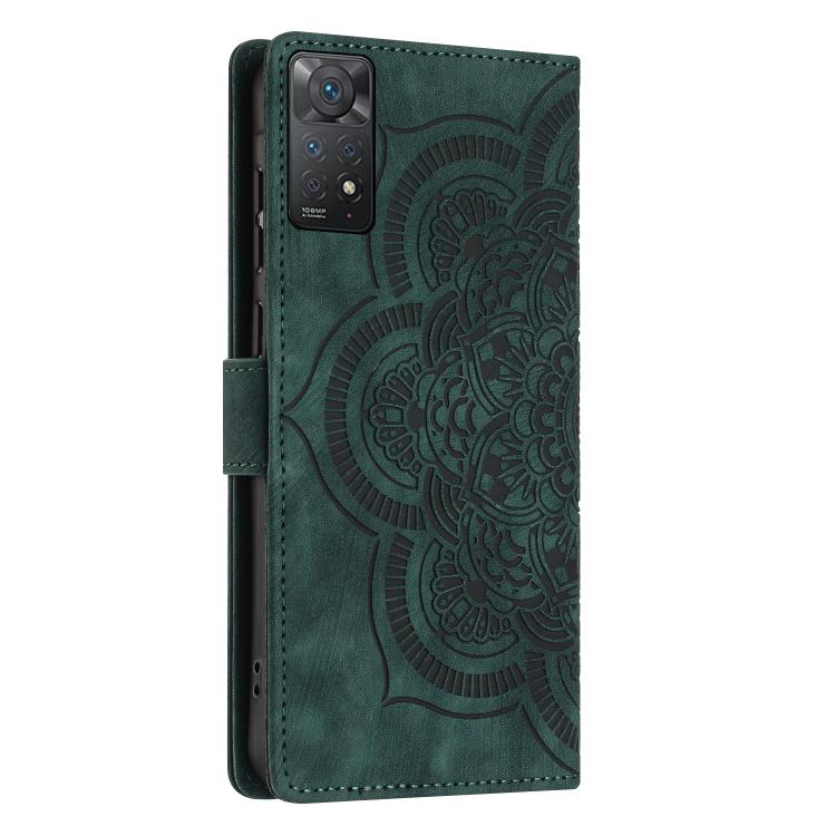 For Redmi Note 11 Pro 4G / 5G Mandala Embossed Retro Frosted Leather Phone Case