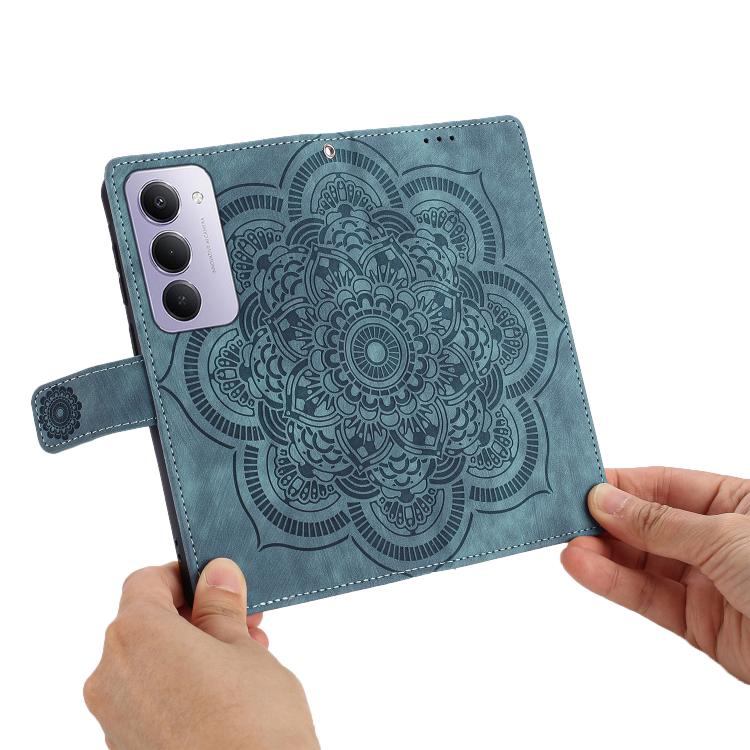 For Redmi 15 5G / 4G EU 171mm Mandala Embossed Retro Frosted Leather Phone Case