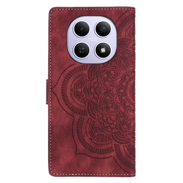 For Redmi Note 15 4G / 5G Global 164mm Mandala Embossed Retro Frosted Leather Phone Case