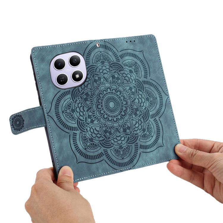 For Redmi Note 15 4G / 5G Global 164mm Mandala Embossed Retro Frosted Leather Phone Case