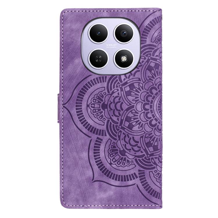 For Redmi Note 15 4G / 5G Global 164mm Mandala Embossed Retro Frosted Leather Phone Case