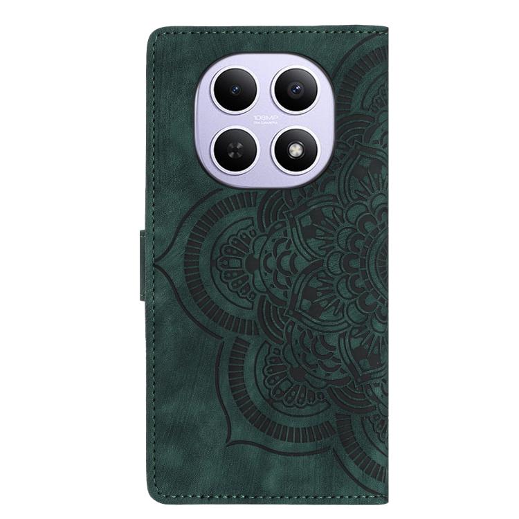 For Redmi Note 15 4G / 5G Global 164mm Mandala Embossed Retro Frosted Leather Phone Case