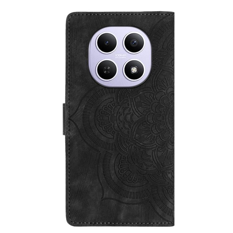 For Redmi Note 15 4G / 5G Global 164mm Mandala Embossed Retro Frosted Leather Phone Case