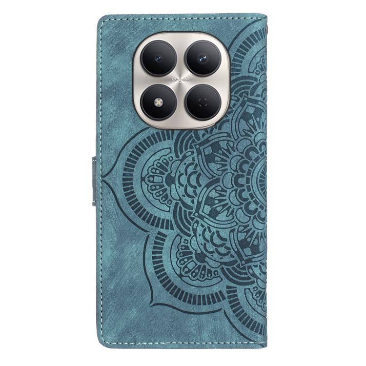 For Redmi Note 15 Pro 4G Global 163.2mm Mandala Embossed Retro Frosted Leather Phone Case