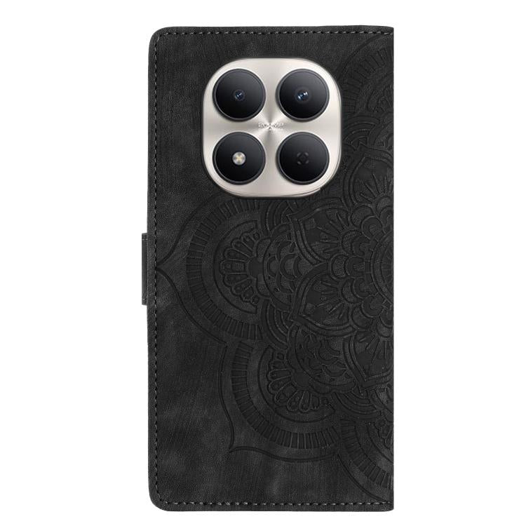 For Redmi Note 15 Pro+ 5G Global 163.3mm Mandala Embossed Retro Frosted Leather Phone Case