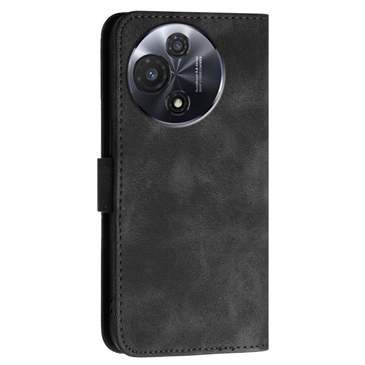 For TCL 60R 5G Grid Butterfly Embossed Pattern Leather Phone Case with Lanyard