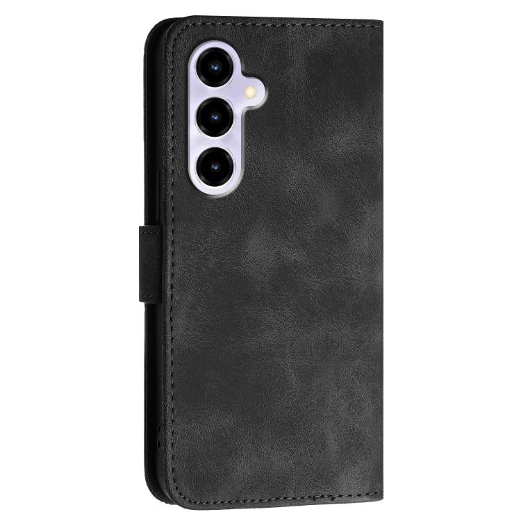 For ZTE nubia V80 Max Grid Butterfly Embossed Pattern Leather Phone Case with Lanyard