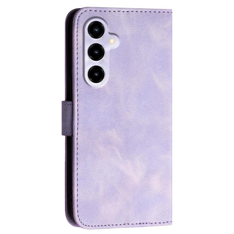 For ZTE nubia V80 Max Grid Butterfly Embossed Pattern Leather Phone Case with Lanyard
