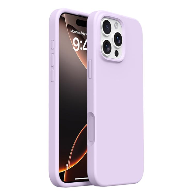 For iPhone 16 Pro Integrated Button Liquid Silicone Phone Case