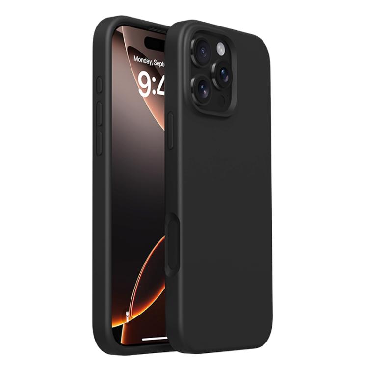 For iPhone 16 Pro Integrated Button Liquid Silicone Phone Case