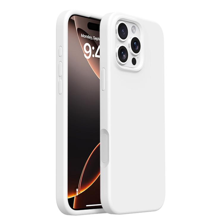 For iPhone 16 Pro Integrated Button Liquid Silicone Phone Case
