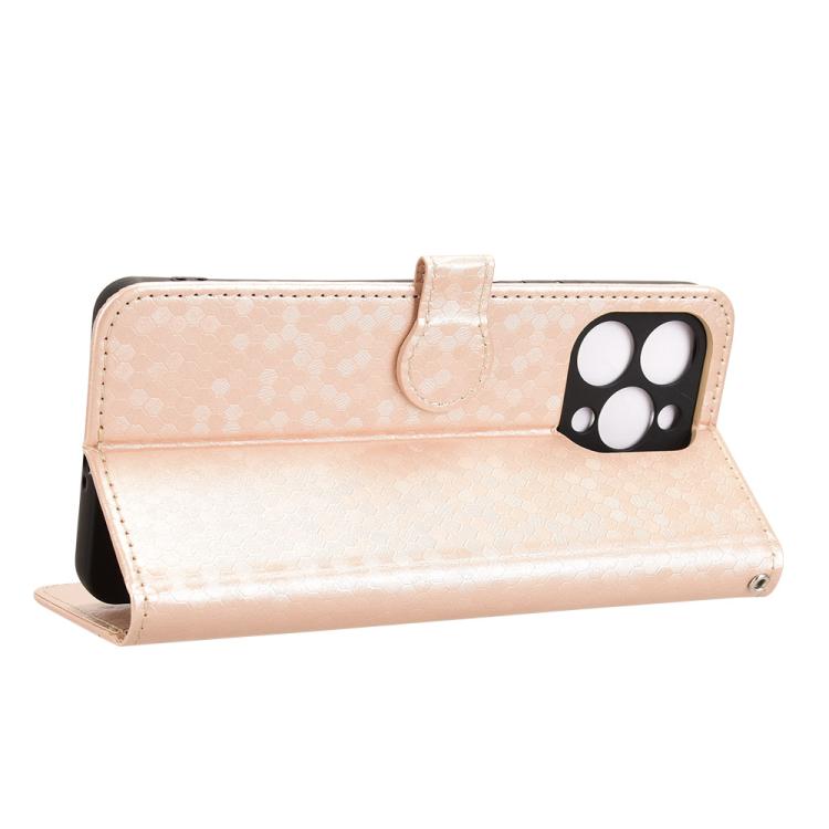 For Doogee Note 58 / Note 58 Pro Honeycomb Dot Texture Leather Phone Case