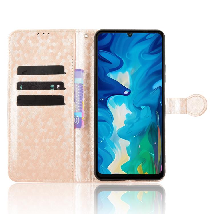 For Doogee Note 59 / Note 59 Pro Honeycomb Dot Texture Leather Phone Case