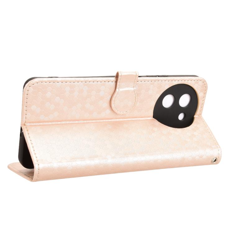 For Doogee Note 59 / Note 59 Pro Honeycomb Dot Texture Leather Phone Case
