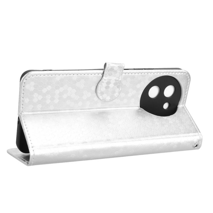 For Doogee Note 59 / Note 59 Pro Honeycomb Dot Texture Leather Phone Case