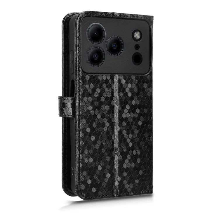 For Doogee Note 56 / Note 56 Pro Honeycomb Dot Texture Leather Phone Case