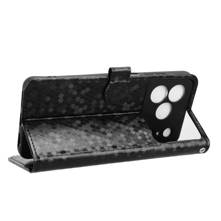 For Doogee Note 56 / Note 56 Pro Honeycomb Dot Texture Leather Phone Case