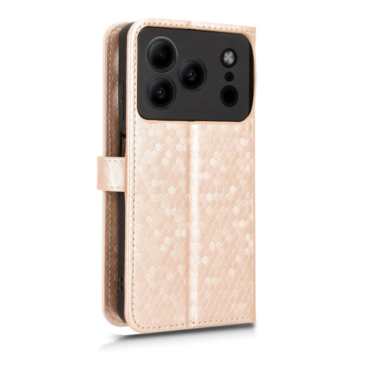 For Doogee Note 56 / Note 56 Pro Honeycomb Dot Texture Leather Phone Case
