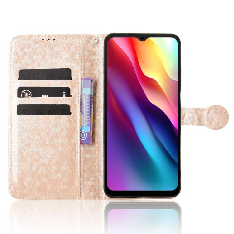 For Doogee Note 56 / Note 56 Pro Honeycomb Dot Texture Leather Phone Case