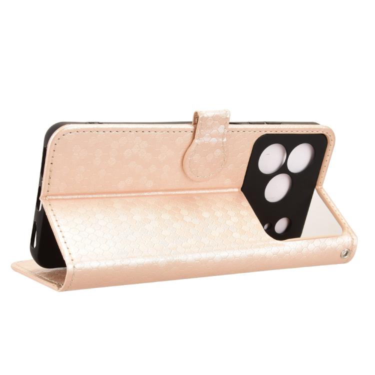 For Doogee Note 56 / Note 56 Pro Honeycomb Dot Texture Leather Phone Case