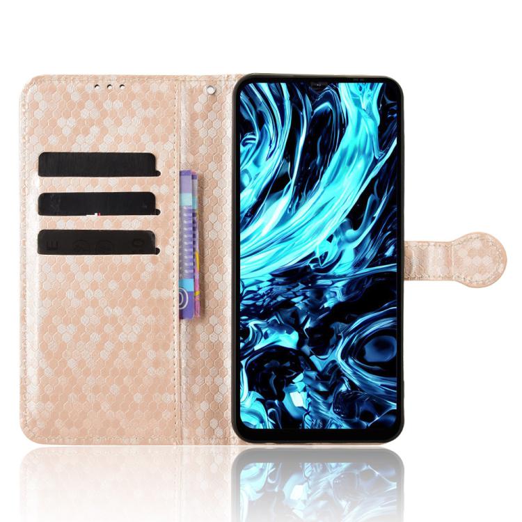 For Doogee Note 56X / Note 56X Pro Honeycomb Dot Texture Leather Phone Case
