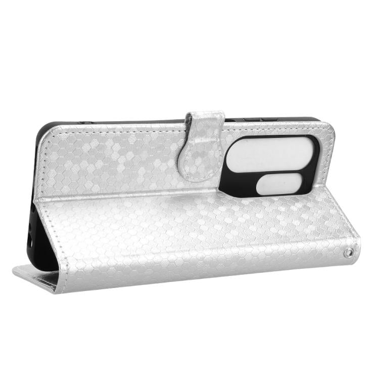 For Doogee Note 56X / Note 56X Pro Honeycomb Dot Texture Leather Phone Case