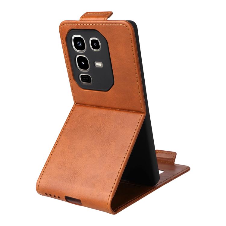 For Infinix Note 50 4G / Note 50 Pro 4G Magnetic Vertical Flip Leather Phone Case with Buckle