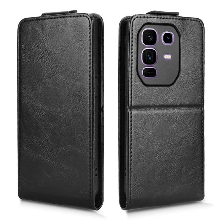 For Infinix Note 50 Pro+ Magnetic Vertical Flip Leather Phone Case with Buckle