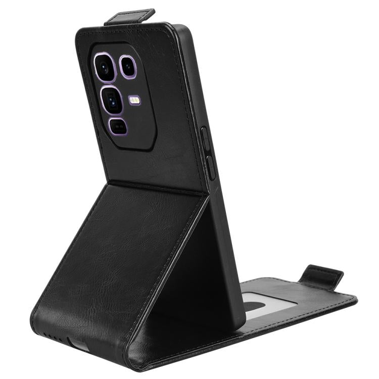 For Infinix Note 50 Pro+ Magnetic Vertical Flip Leather Phone Case with Buckle
