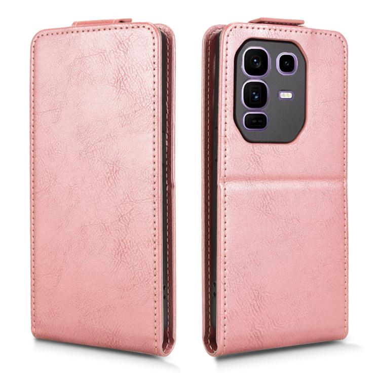 For Infinix Note 50 Pro+ Magnetic Vertical Flip Leather Phone Case with Buckle
