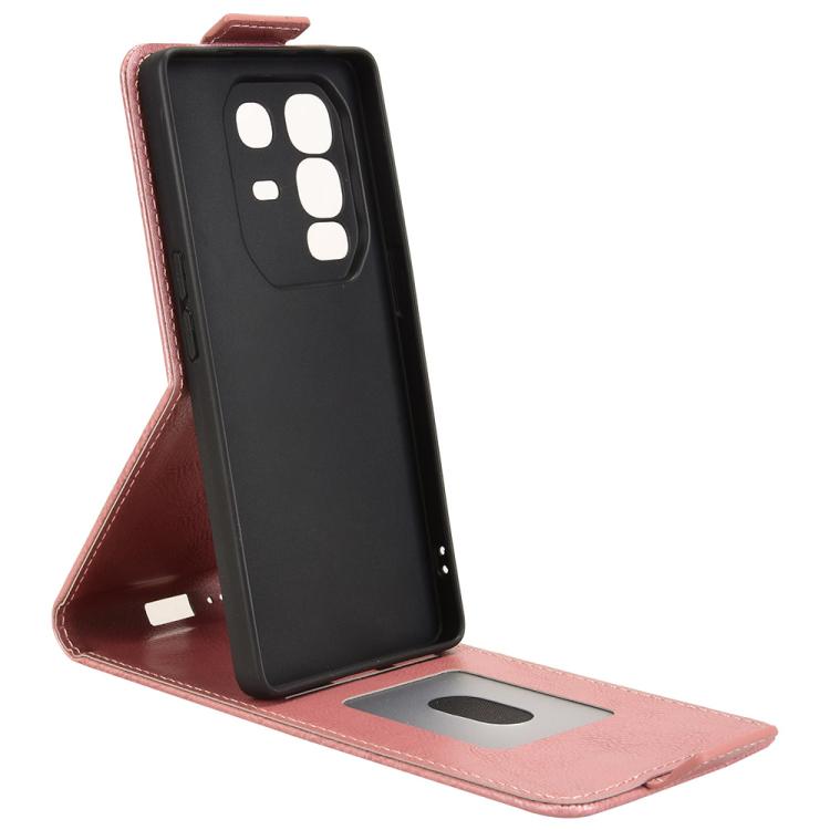 For Infinix Note 50 Pro+ Magnetic Vertical Flip Leather Phone Case with Buckle