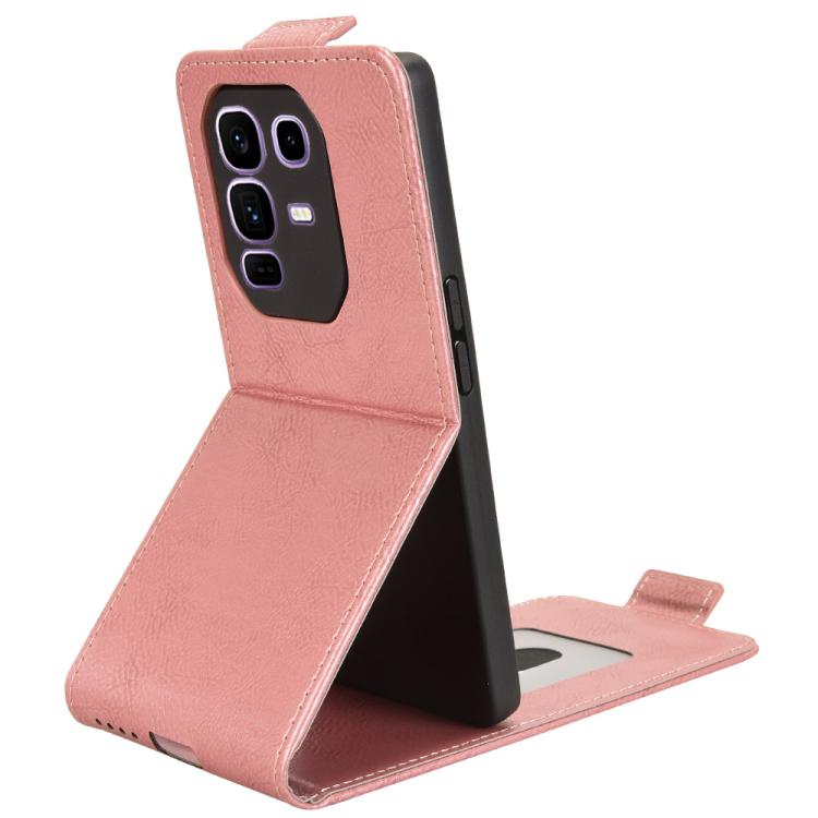 For Infinix Note 50 Pro+ Magnetic Vertical Flip Leather Phone Case with Buckle