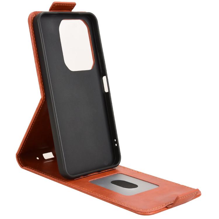 For Infinix Note 50x Magnetic Vertical Flip Leather Phone Case with Buckle