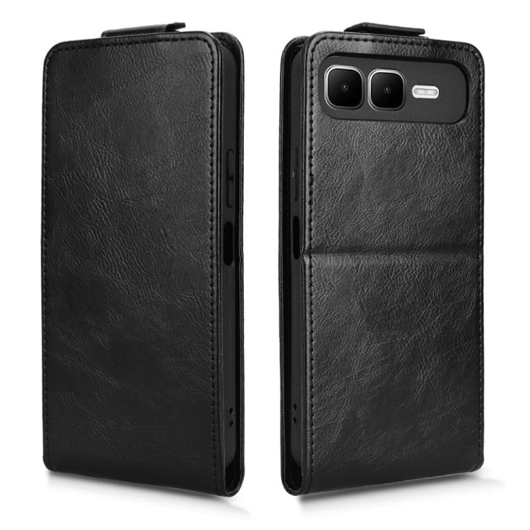 For Infinix Smart 10 Plus 4G Magnetic Vertical Flip Leather Phone Case with Buckle