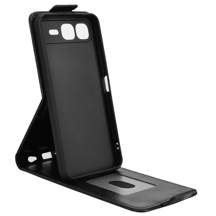 For Infinix Smart 10 Plus 4G Magnetic Vertical Flip Leather Phone Case with Buckle