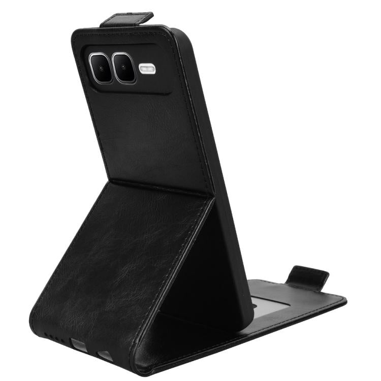 For Infinix Smart 10 Plus 4G Magnetic Vertical Flip Leather Phone Case with Buckle
