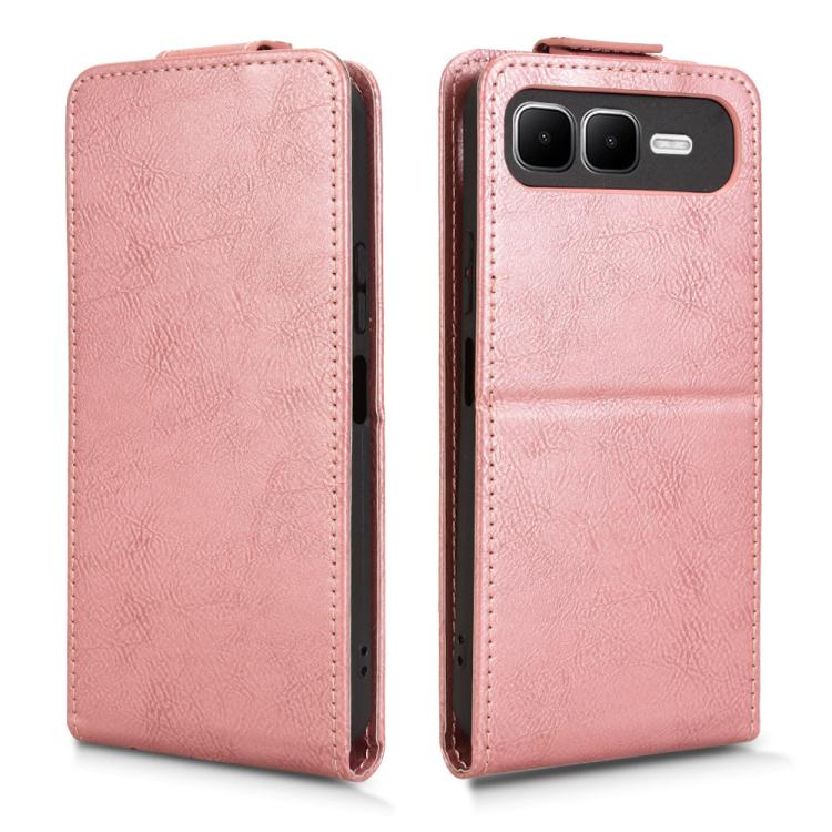 For Infinix Smart 10 Plus 4G Magnetic Vertical Flip Leather Phone Case with Buckle