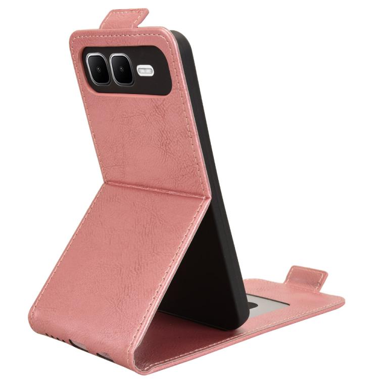For Infinix Smart 10 Plus 4G Magnetic Vertical Flip Leather Phone Case with Buckle