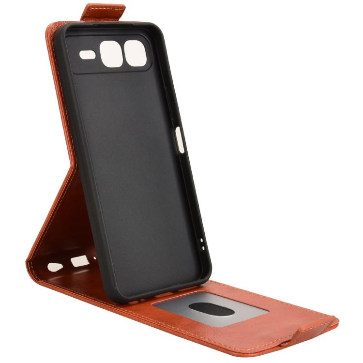 For Infinix Smart 10 Plus 4G Magnetic Vertical Flip Leather Phone Case with Buckle