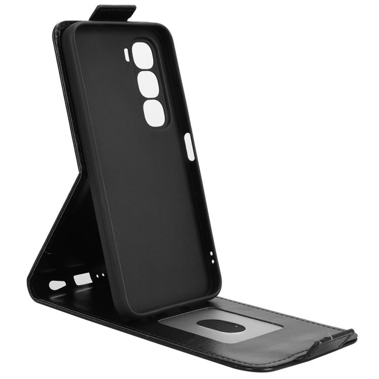 For Infinix Hot 60i 4G / Hot 60 5G Magnetic Vertical Flip Leather Phone Case with Buckle