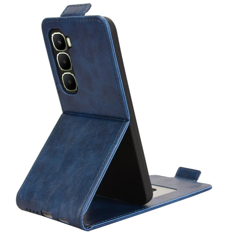 For Infinix Hot 60i 4G / Hot 60 5G Magnetic Vertical Flip Leather Phone Case with Buckle