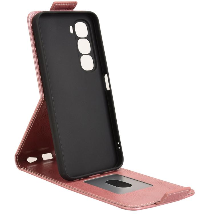 For Infinix Hot 60i 4G / Hot 60 5G Magnetic Vertical Flip Leather Phone Case with Buckle