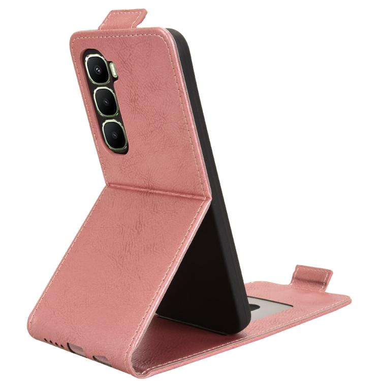 For Infinix Hot 60i 4G / Hot 60 5G Magnetic Vertical Flip Leather Phone Case with Buckle