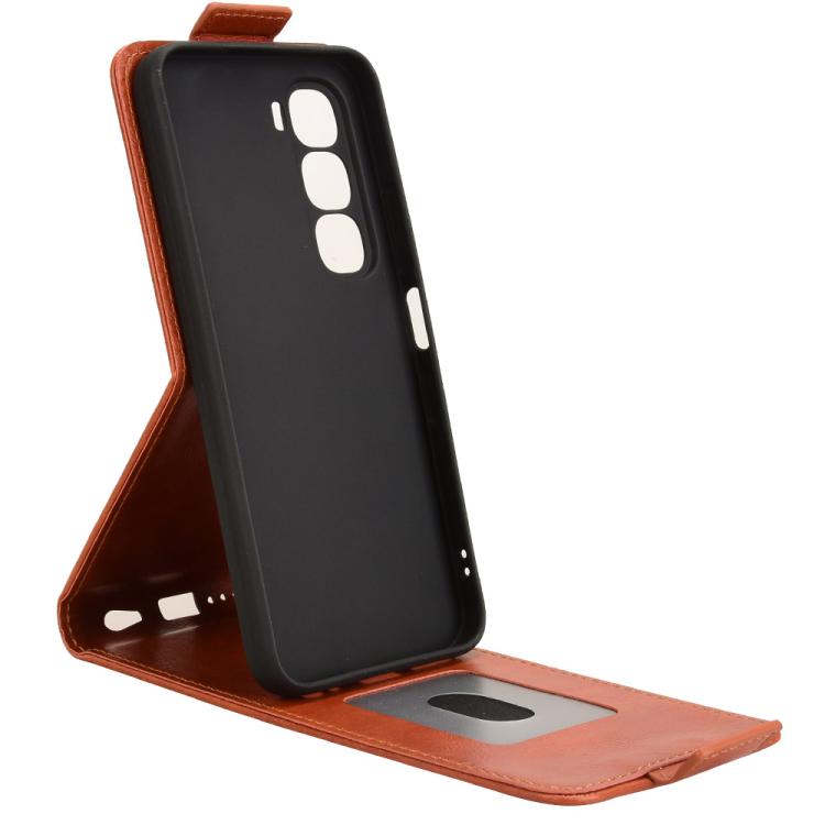 For Infinix Hot 60i 4G / Hot 60 5G Magnetic Vertical Flip Leather Phone Case with Buckle