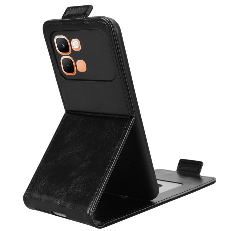 For Infinix Note Edge 5G Magnetic Vertical Flip Leather Phone Case with Buckle