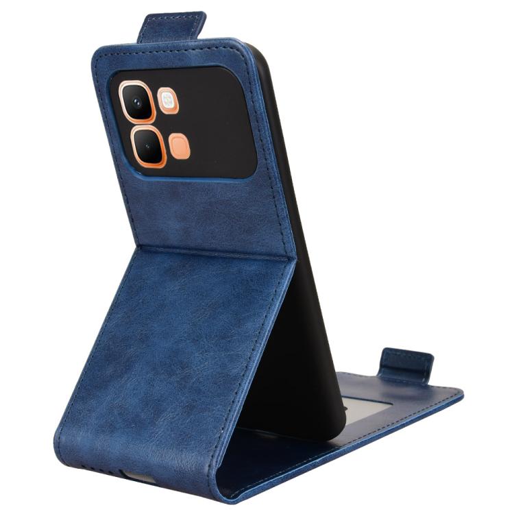 For Infinix Note Edge 5G Magnetic Vertical Flip Leather Phone Case with Buckle